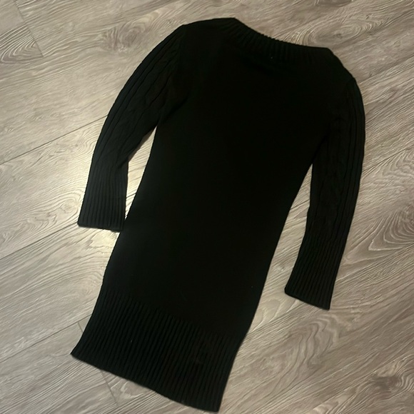 🛑SOLD Black knit turtleneck sweater dress - Picture 6 of 6